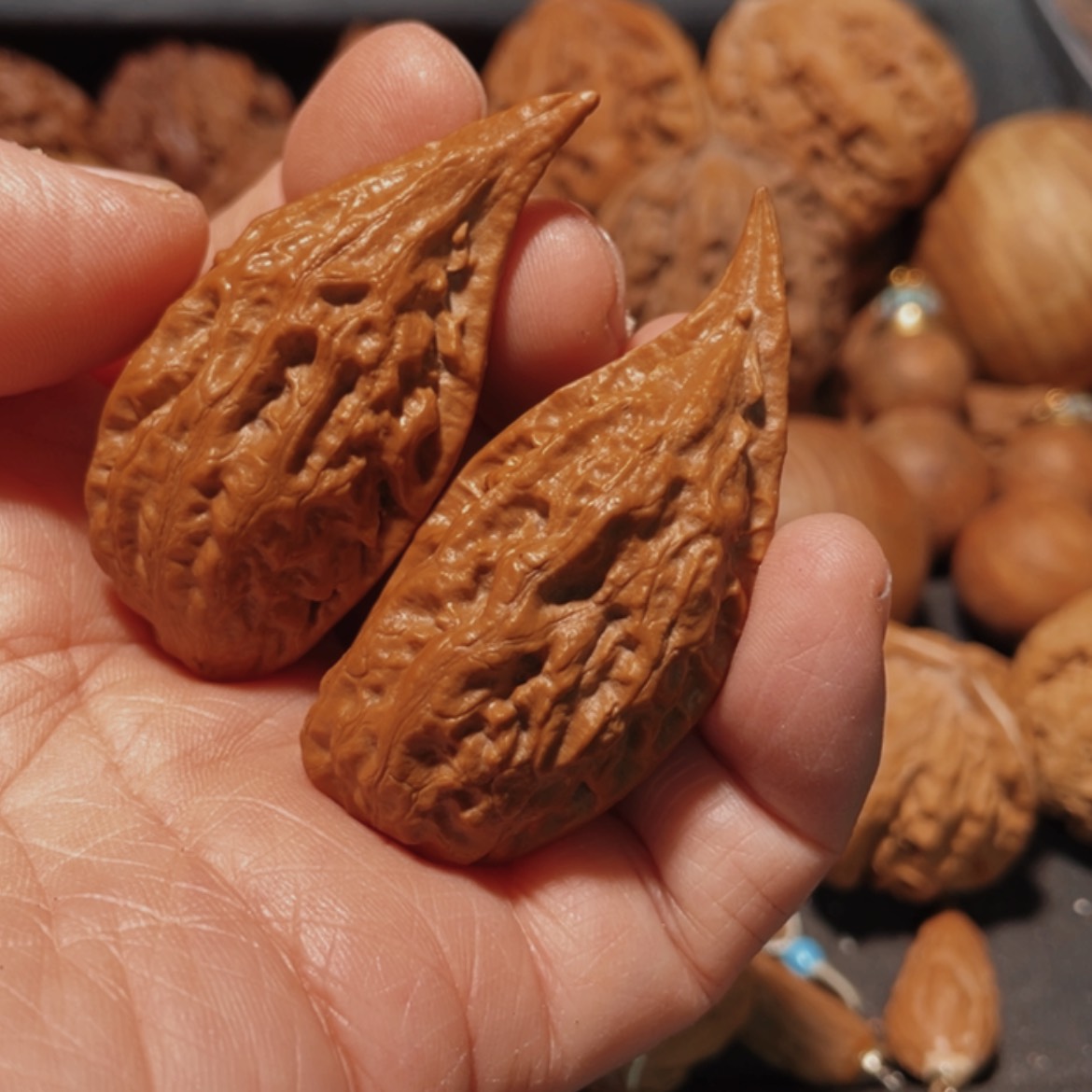 【闪购商品】把件文玩核桃ᝰ****ꪝ东北楸子18