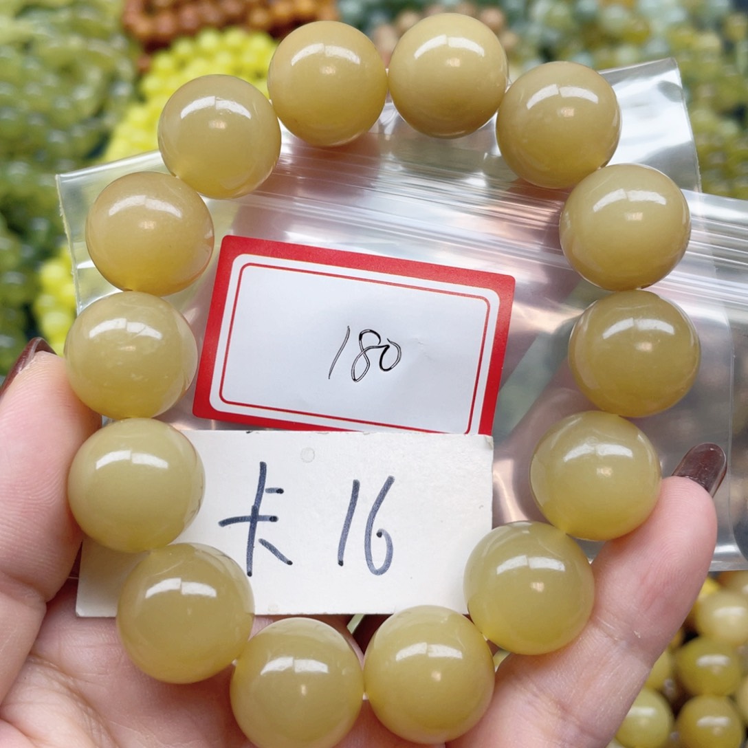 未镶嵌蛇纹石玉手串