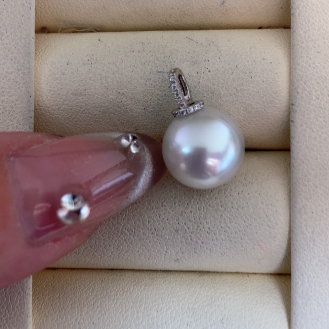 海水珍珠颈饰18K金镶嵌