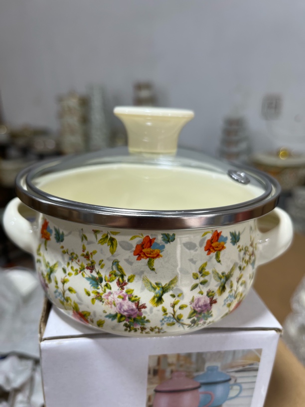 12公分特厚迷你小奶锅1个图案随机