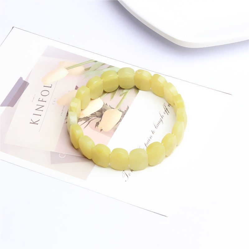 精美柠檬黄手镯型手牌 K0637 多样性可选发一