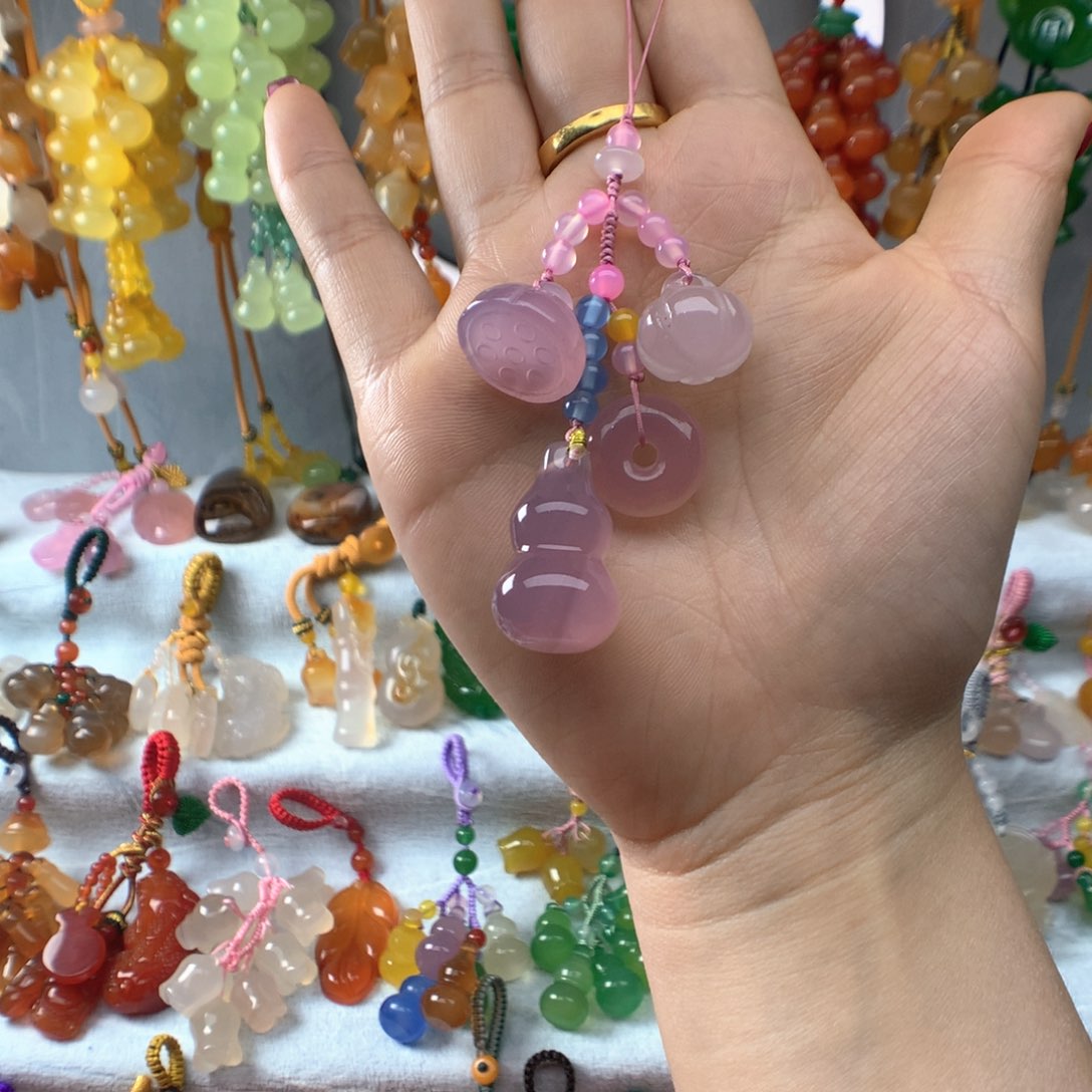 玛瑙/玉髓吊坠(不含链)未镶嵌