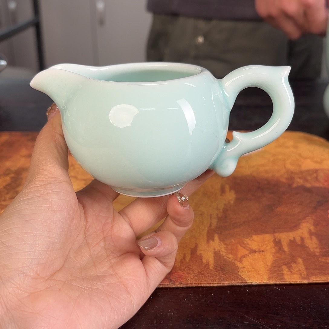 龙泉云间青瓷小米茶器