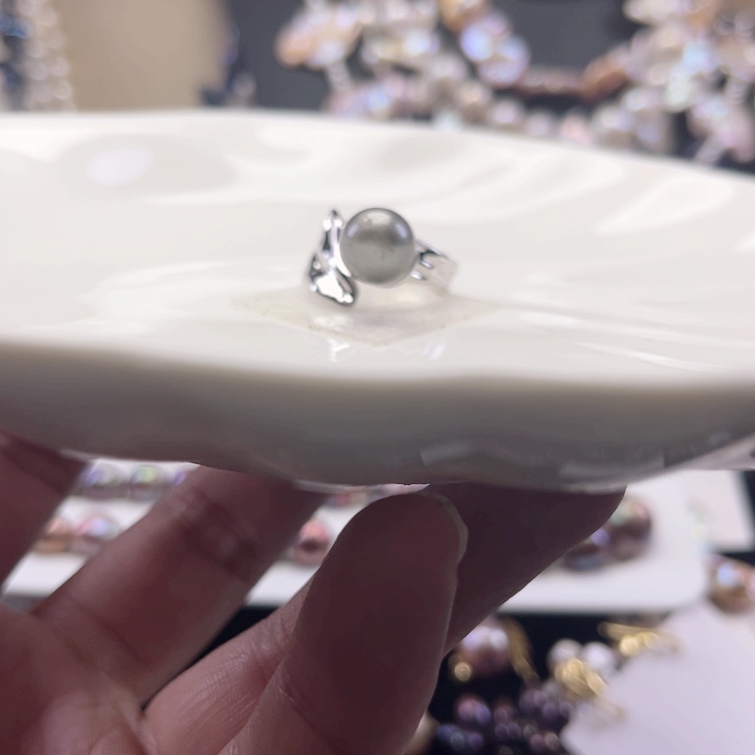 海水珍珠戒指未镶嵌【纯恬】