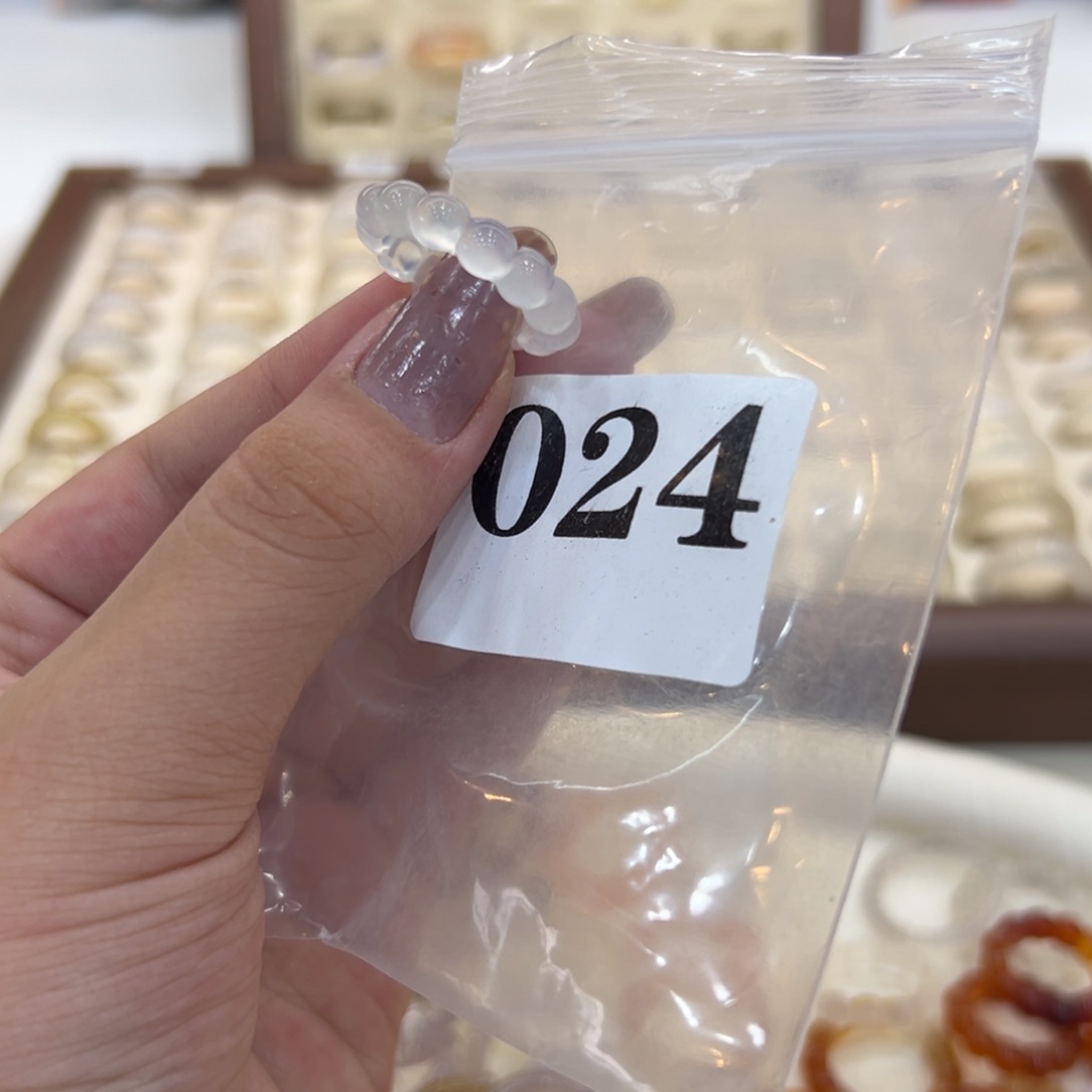 玛瑙/玉髓戒指合金24港15