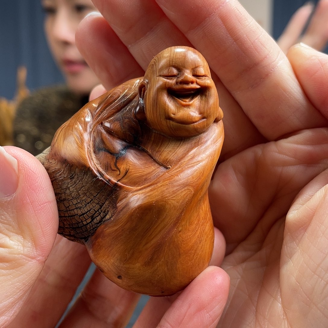 柏木（崖柏）手把件