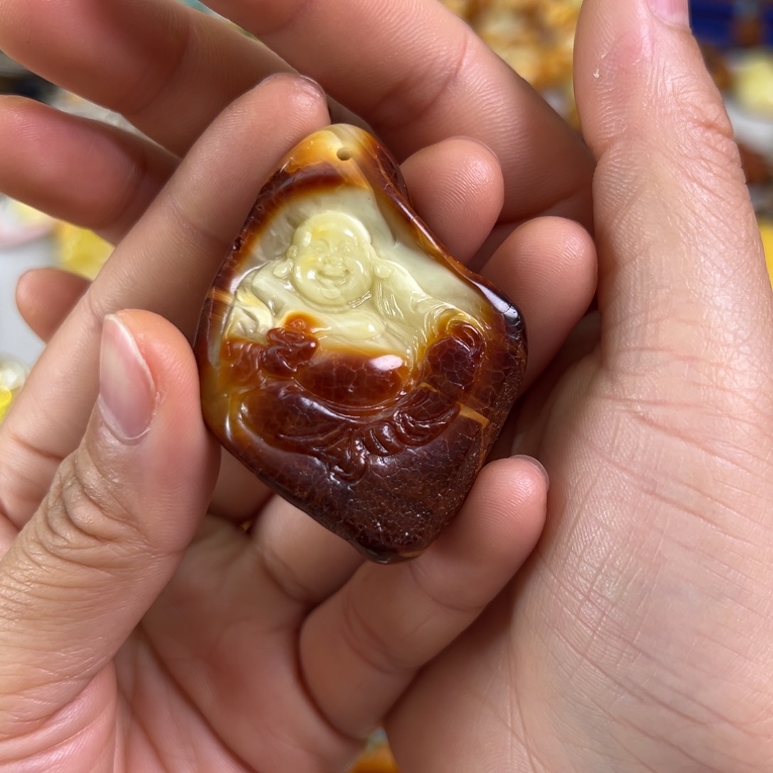 蜜蜡裸石未镶嵌?****精蜜蜡