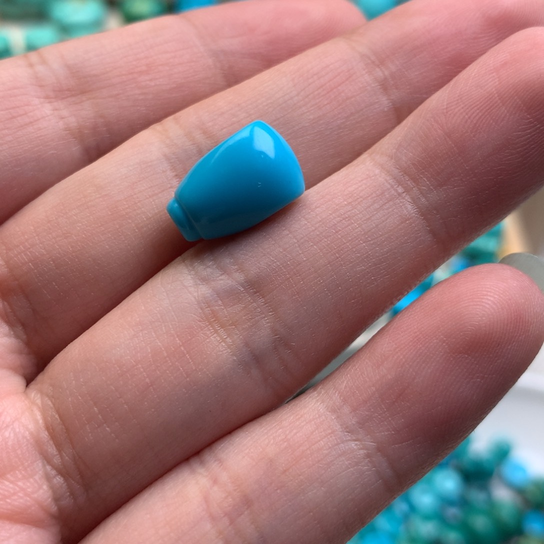 绿松石珠宝半成品未镶嵌