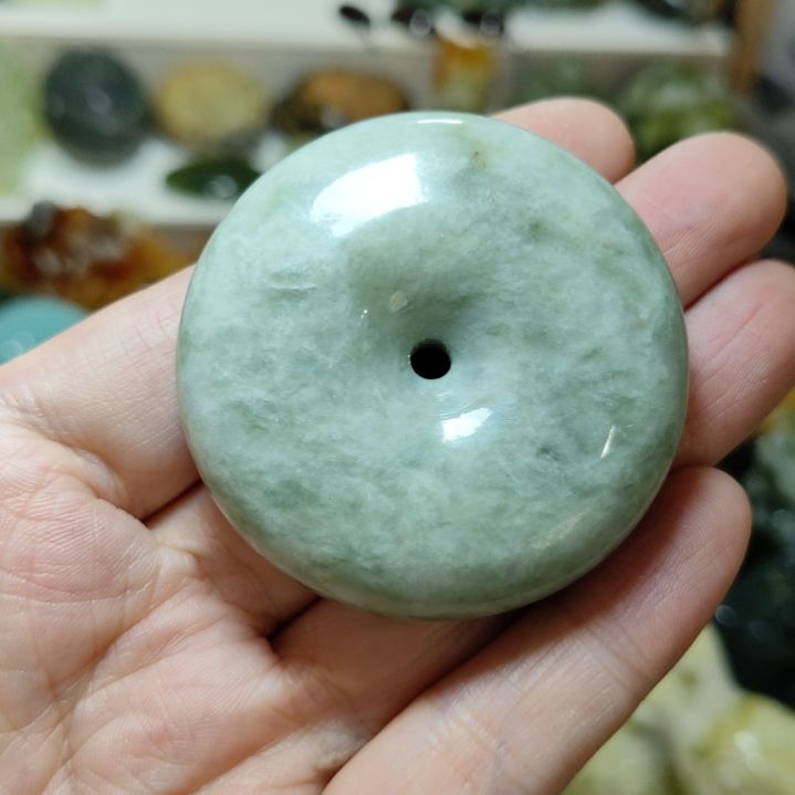 岫玉平安扣未镶嵌