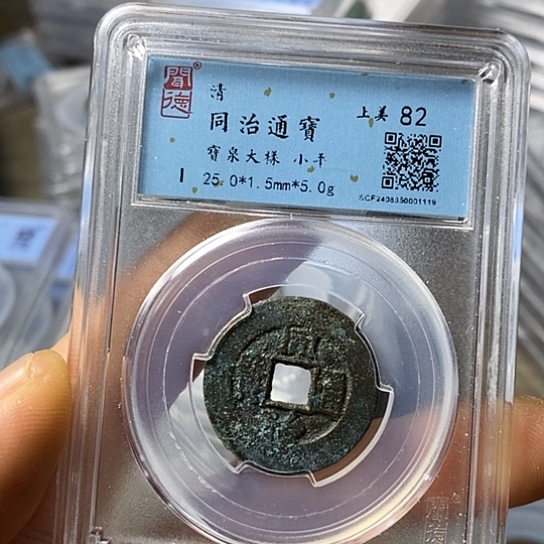 铜闻博文化同治通宝