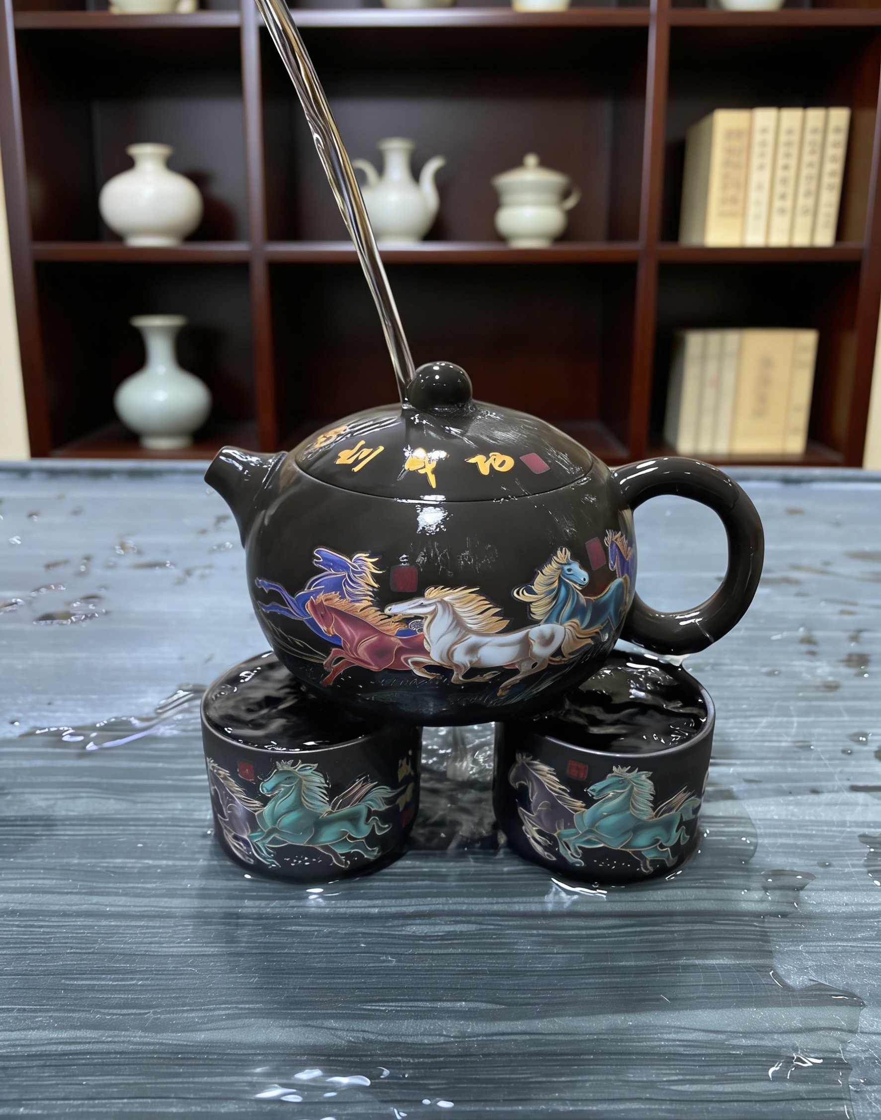 （蛋蛋专用）马到成功西施壶一壶两杯