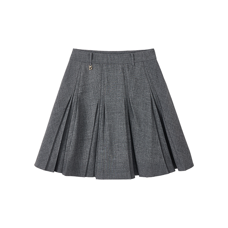 【达人专属】时尚学院风百褶裙N2073