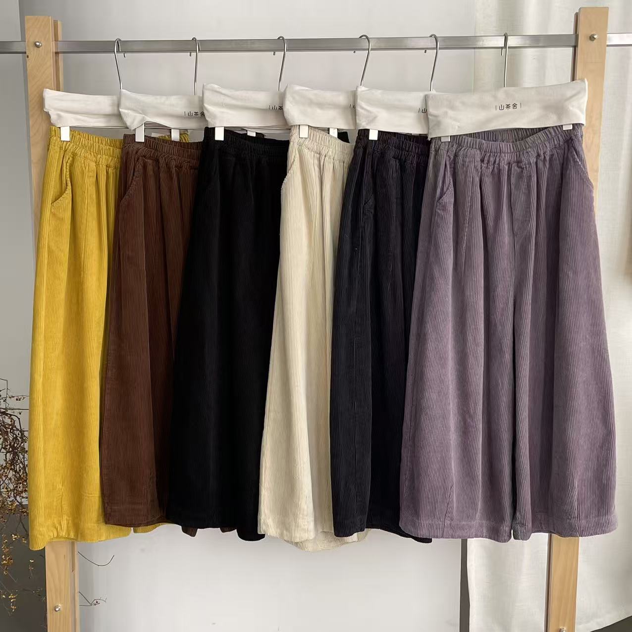 定制款#9761#灯芯条加厚裤子 XX