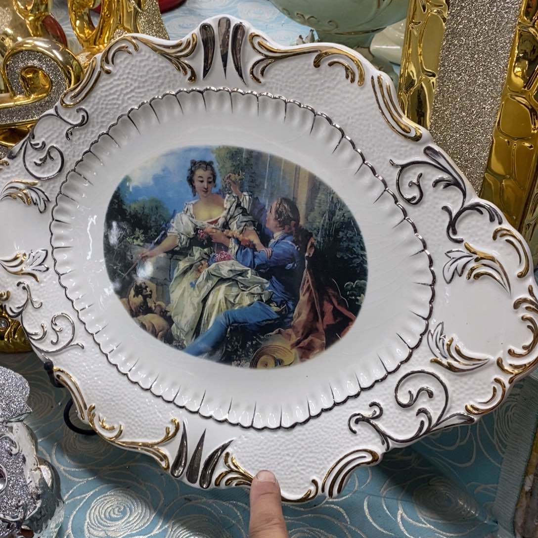 摆件陶瓷材料花瓶摆件