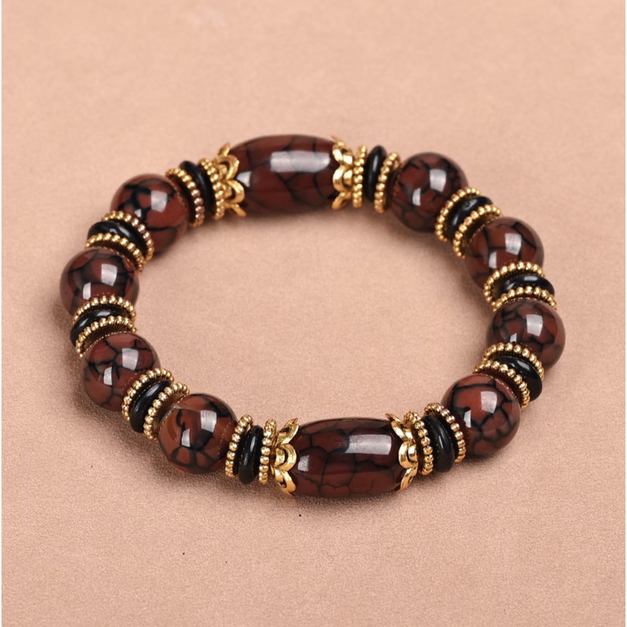 C674 红色精美手串 手串  -（无礼盒）