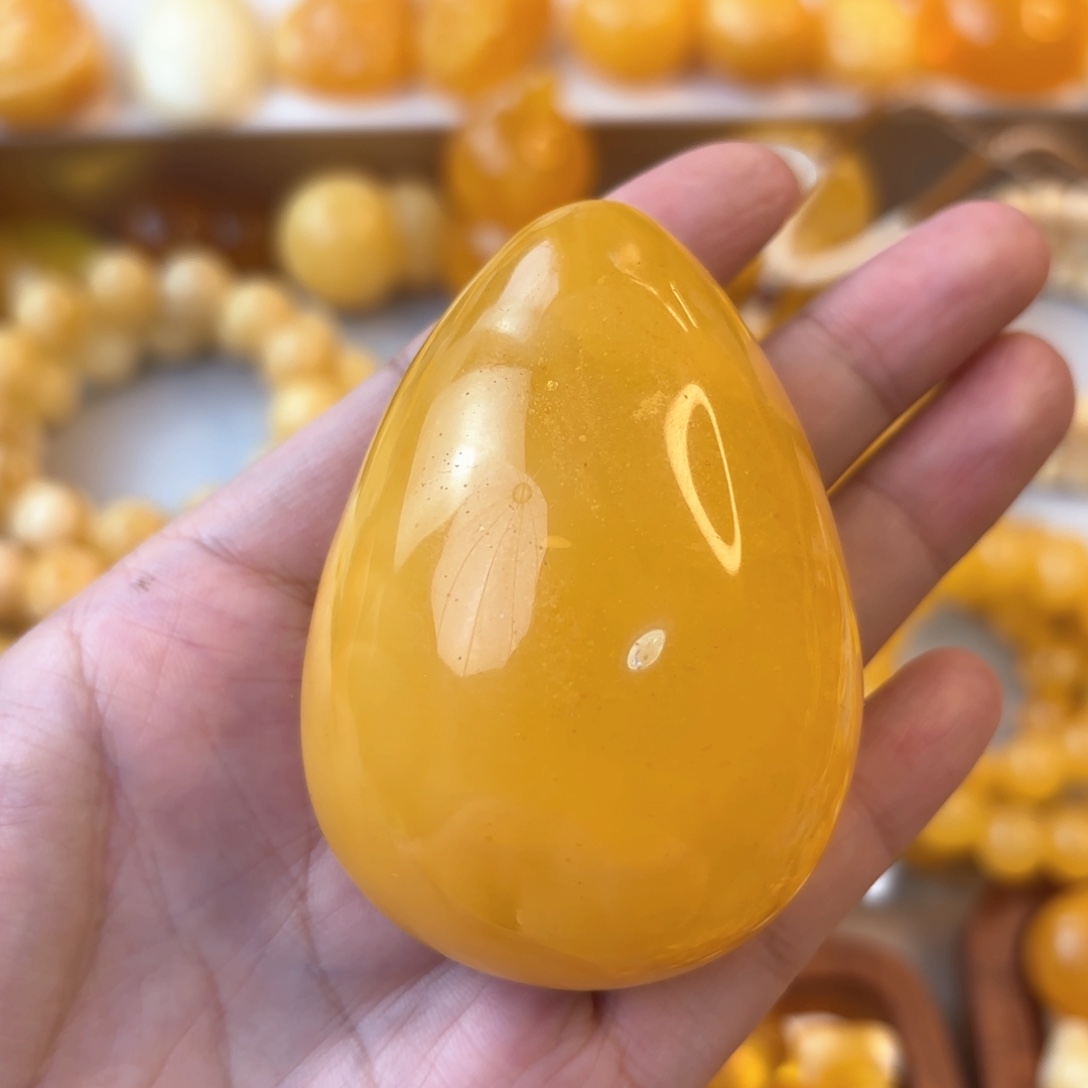 琥珀颈饰未镶嵌蜜蜡