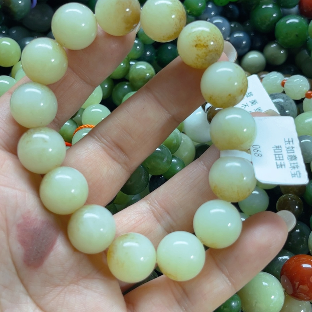 和田玉手链未镶嵌