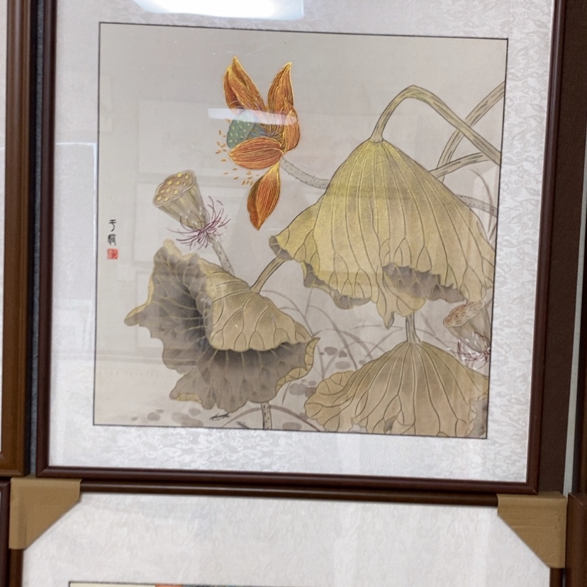 【闪购商品】国画手绘国画工笔带框