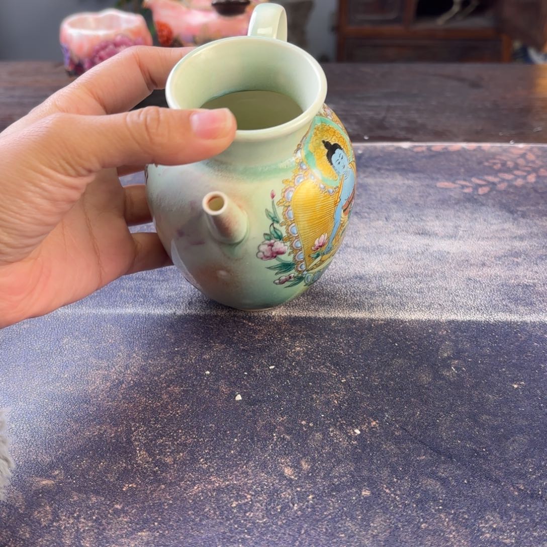 甜***树景德镇纯手工陶瓷工艺陶瓷