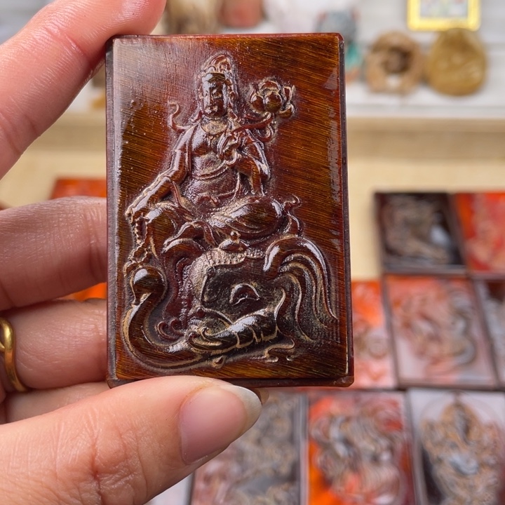 驼骨手串/手链黑驴踢雕刻