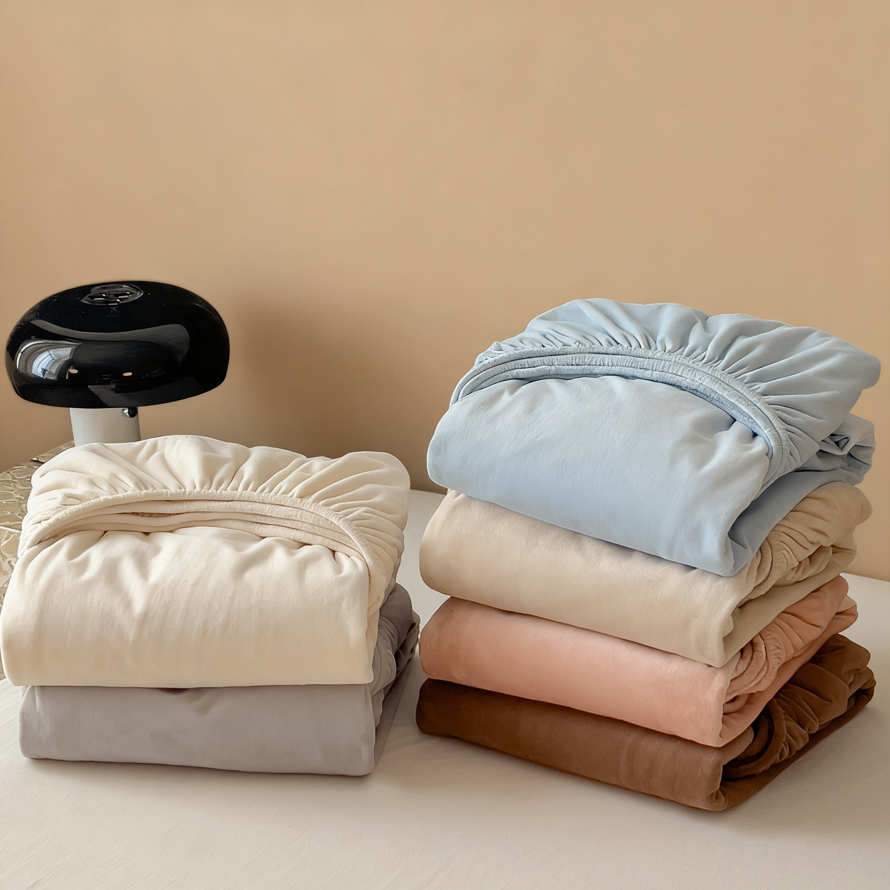 【MJ】秋冬保暖全消光婴儿绒床笠席梦思床垫保护罩防滑床罩