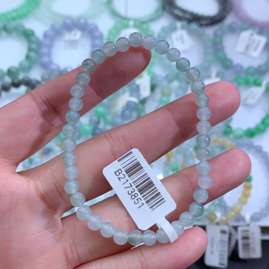 翡翠手链未镶嵌天然