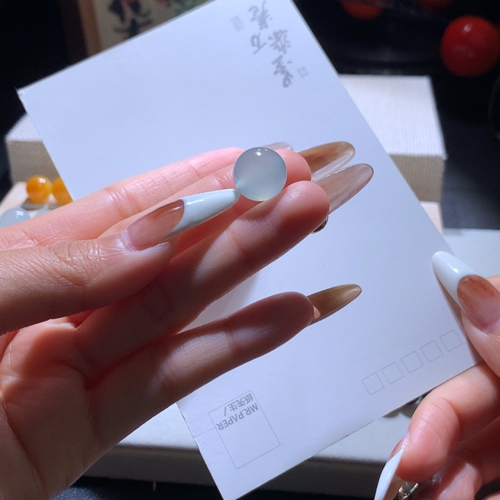 翡翠散珠12.7晴嫩绿珠子