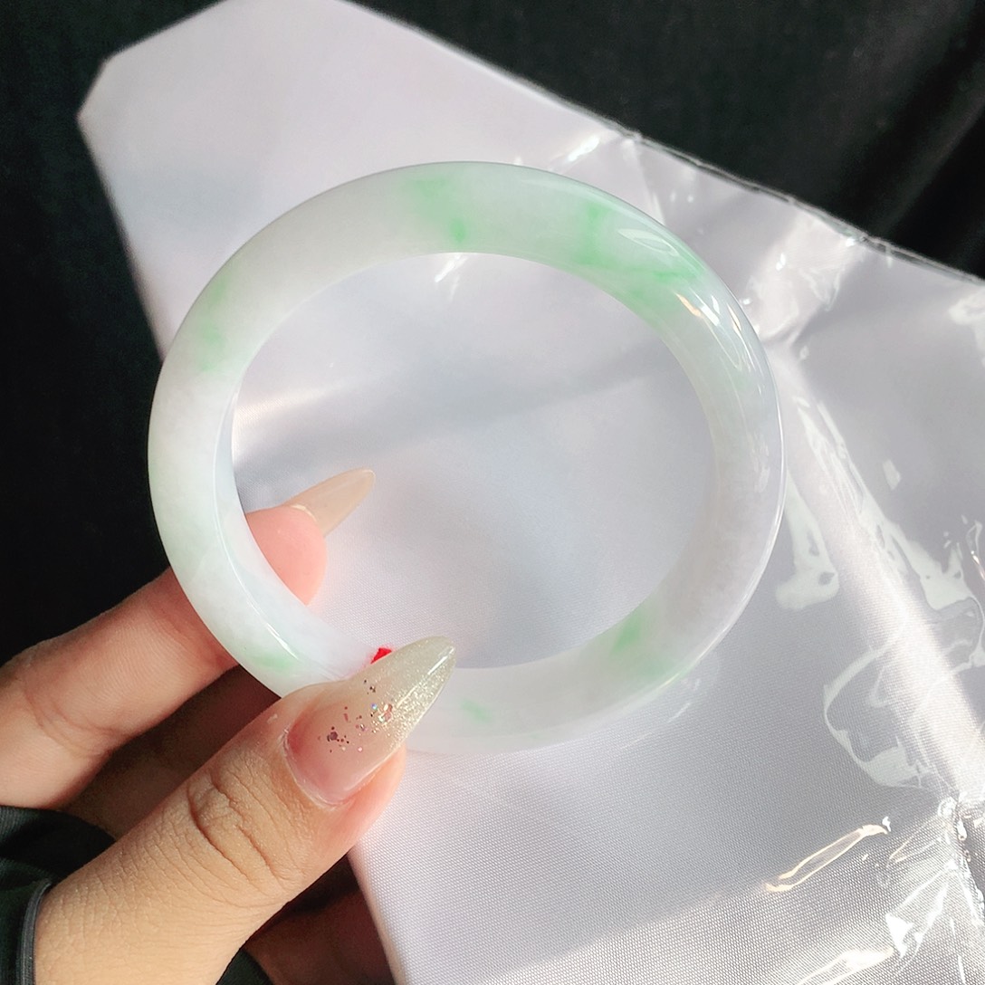 未镶嵌手镯翡翠60圈0712