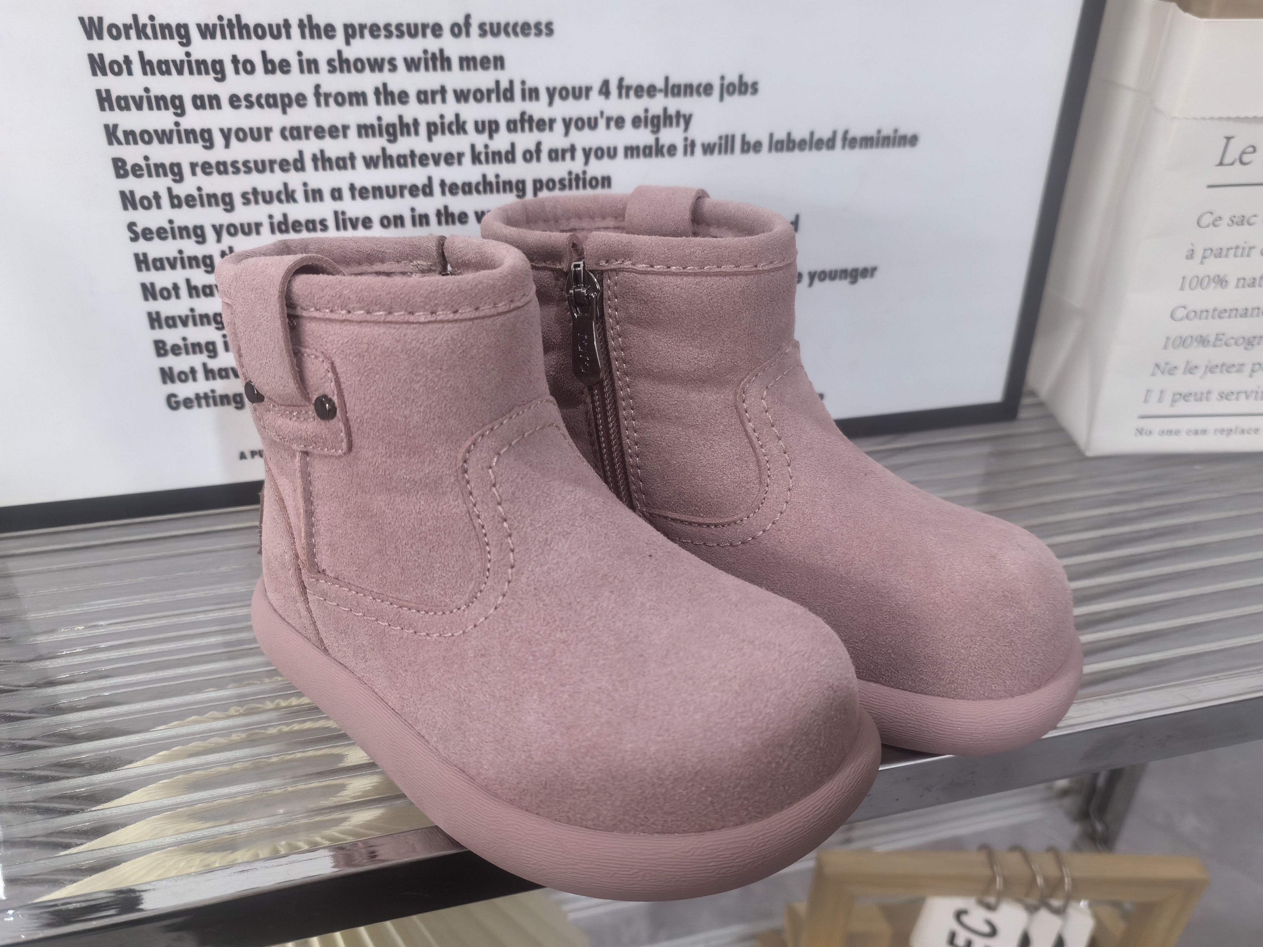 冬季加厚防滑宝宝雪地靴男女童保暖短靴