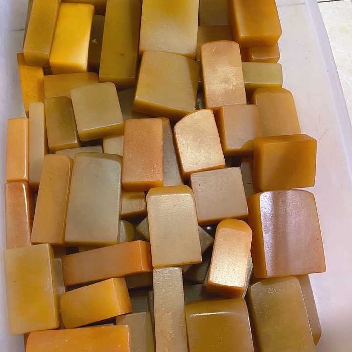 老挝石10个全黄扁章，福利价