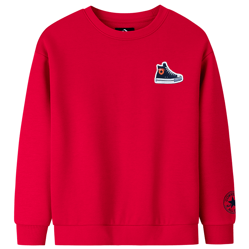 【有才专属】Converse匡威男女童圆领加绒不加绒运动卫衣H834