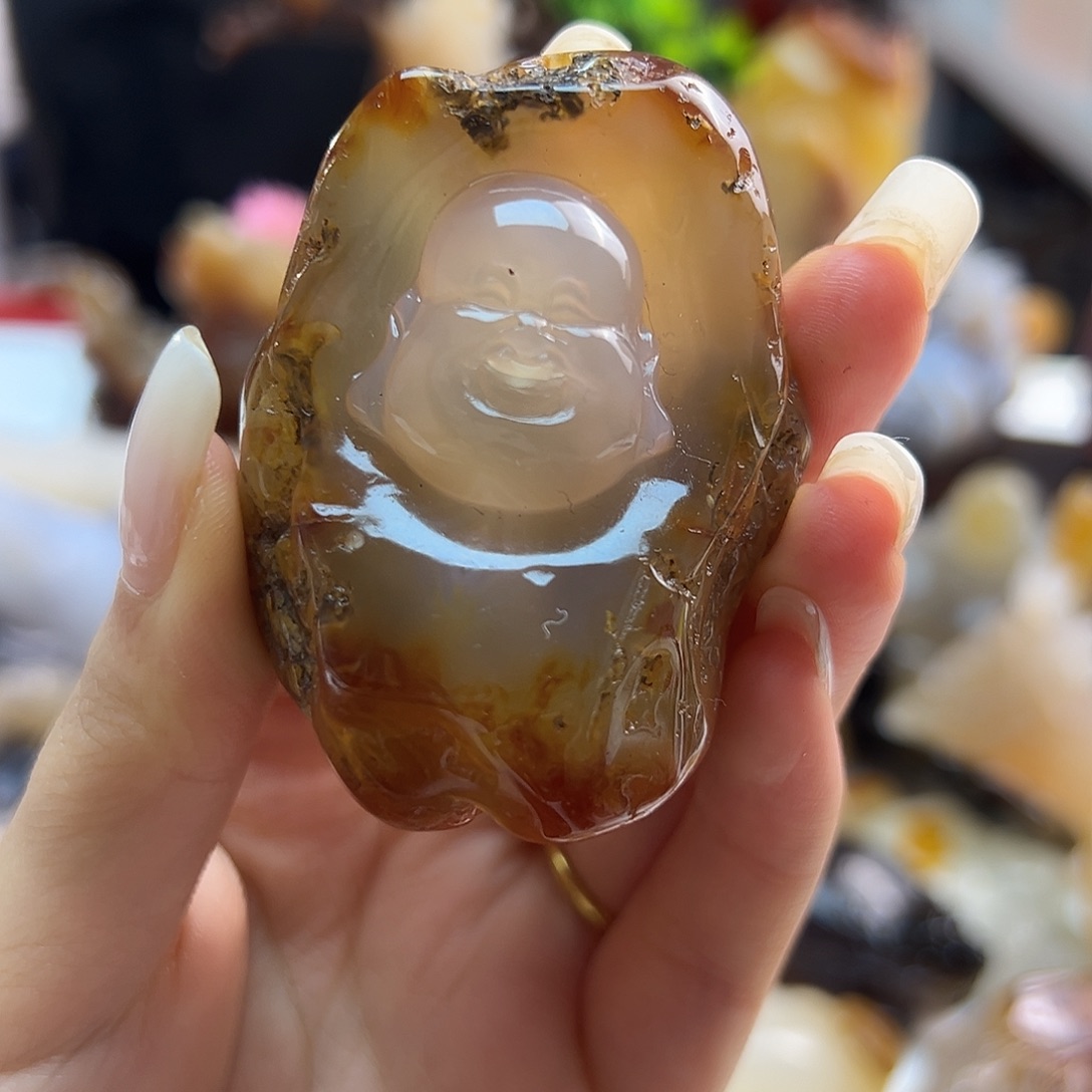 玛瑙/玉髓未镶嵌吊坠(不含链)