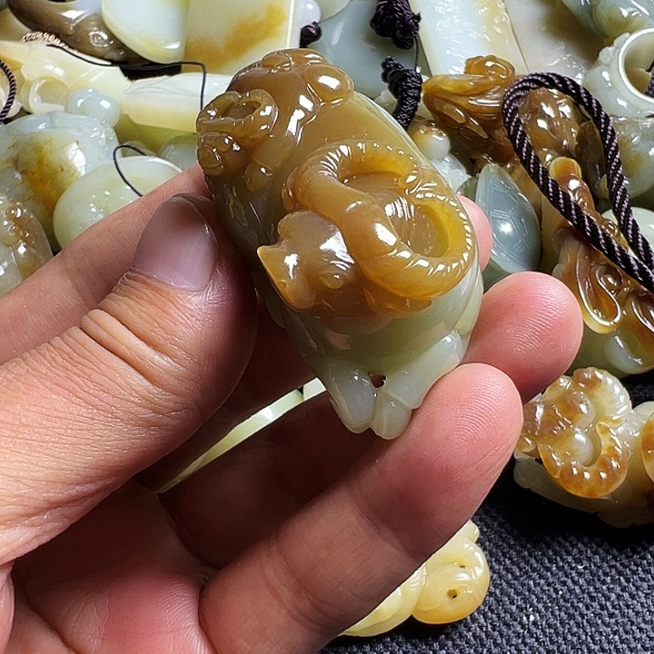 吊坠(不含链)未镶嵌和田玉