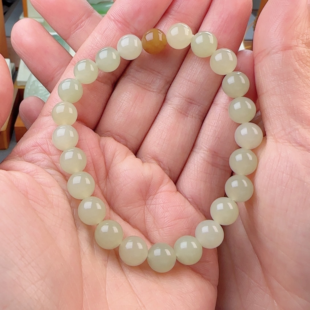 和田玉手链未镶嵌