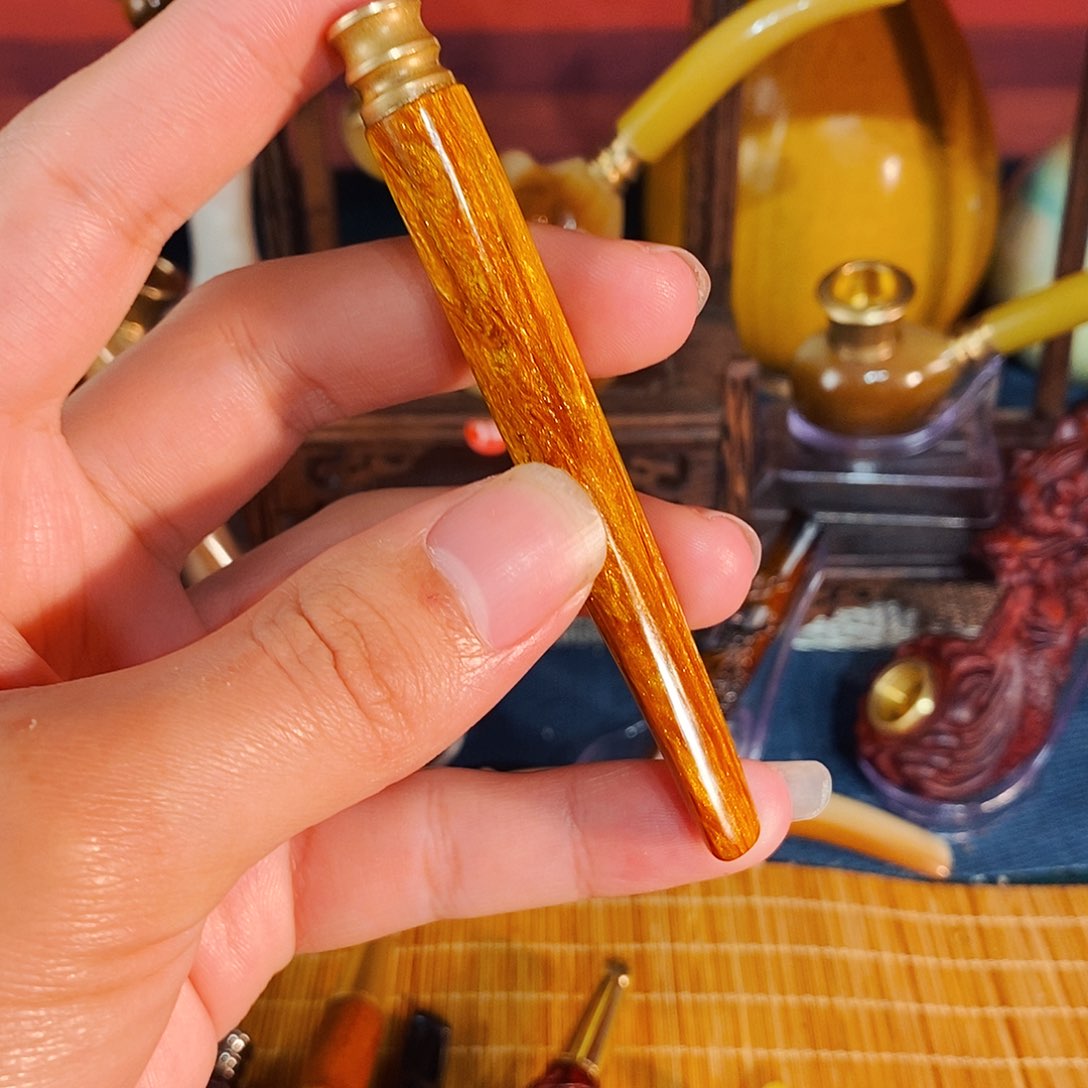 手工制作金丝柳粗中细