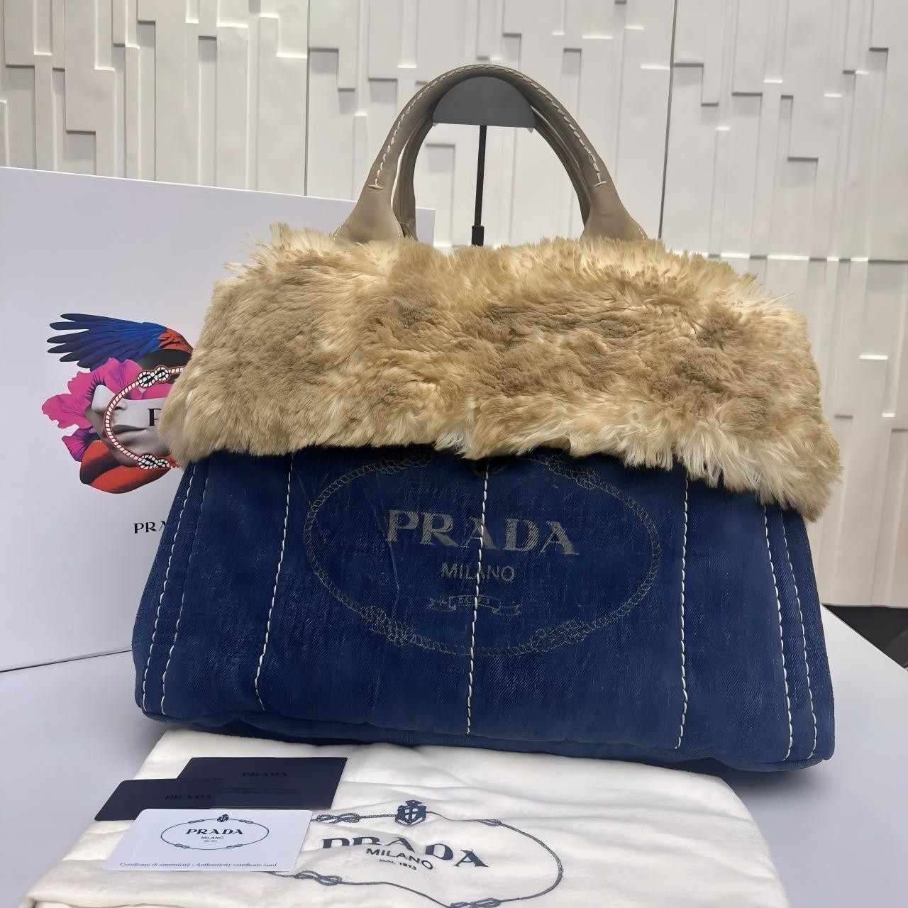 99新 Prada/普拉达 /夏vv1206/单肩包/55022