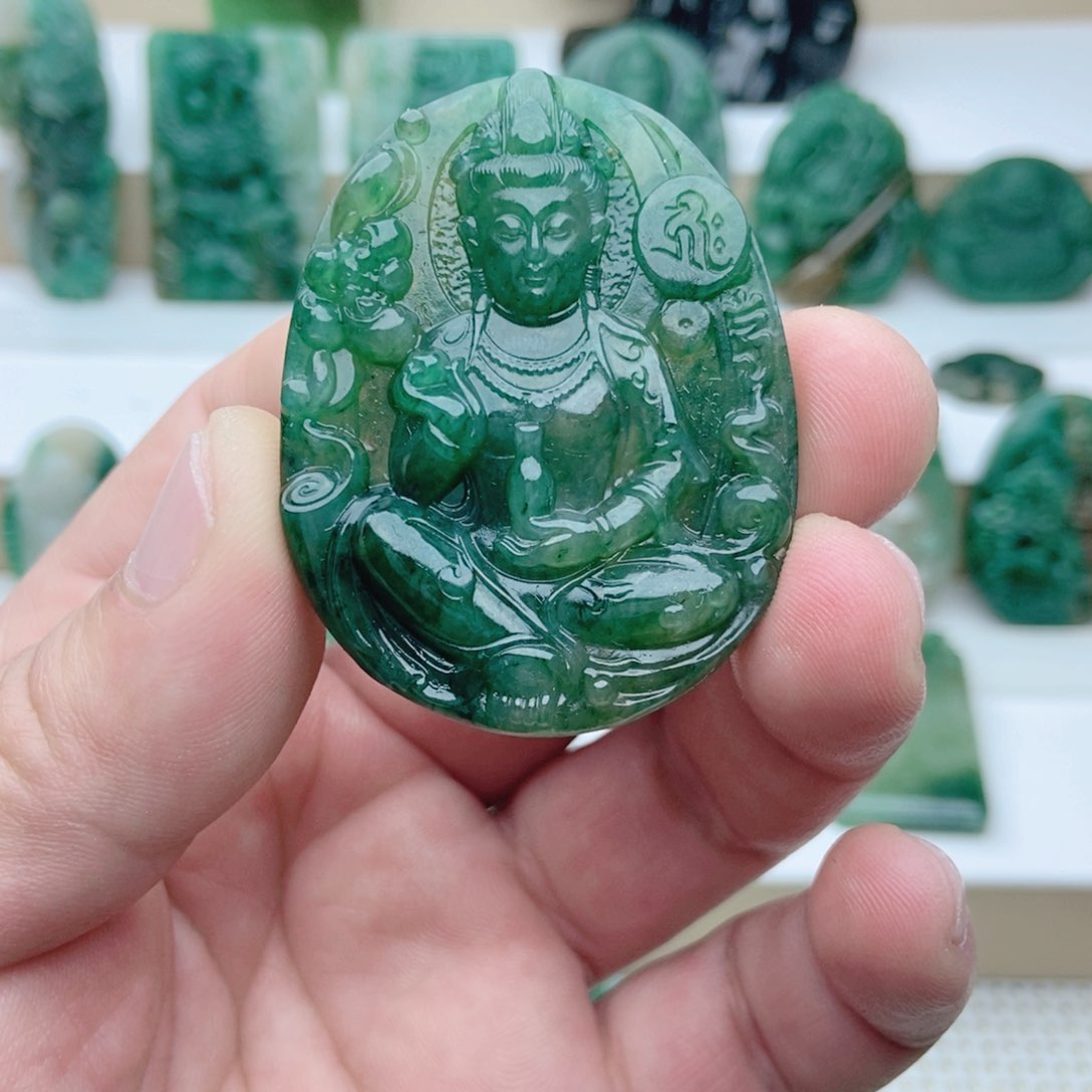 独山玉挂件未镶嵌