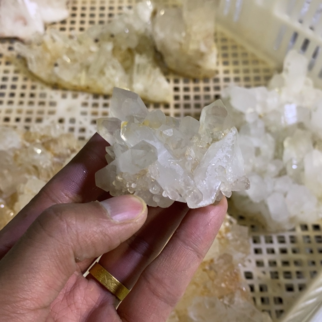 水晶水晶原石摆件未镶嵌