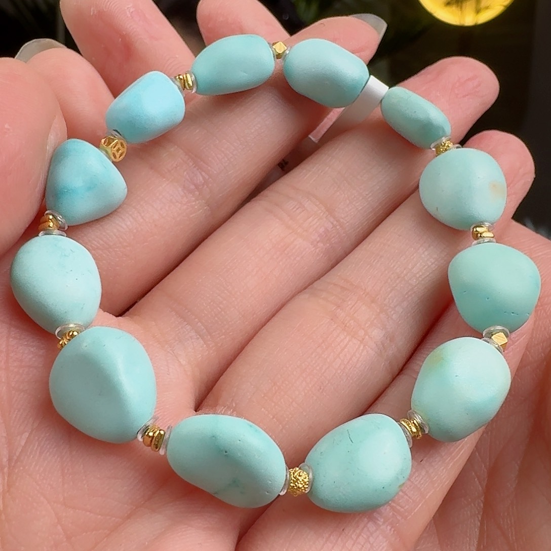 绿松石珠宝奇石未镶嵌