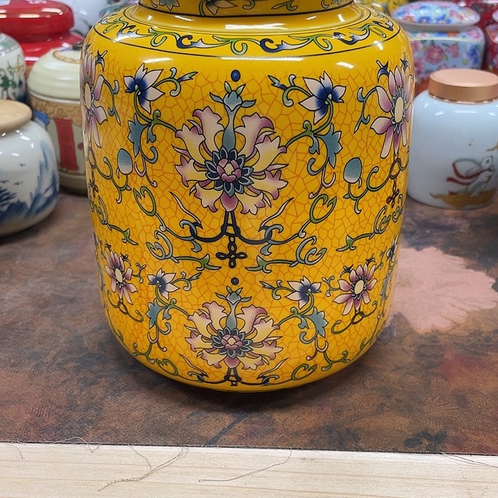 陶瓷罐茶叶罐密封罐储物罐