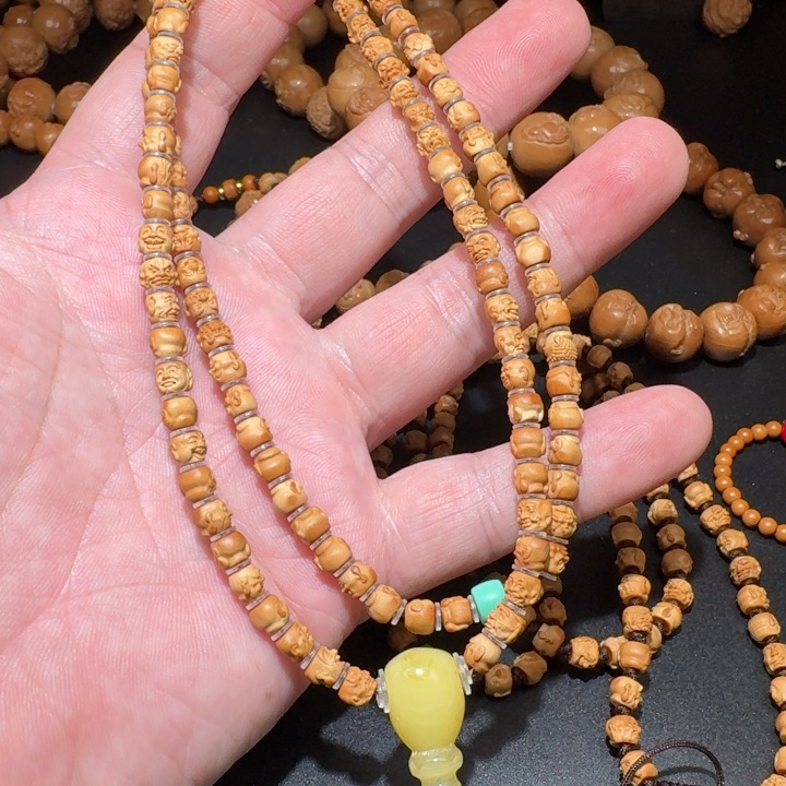 橄榄核吊坠108罗汉橄榄核核尖