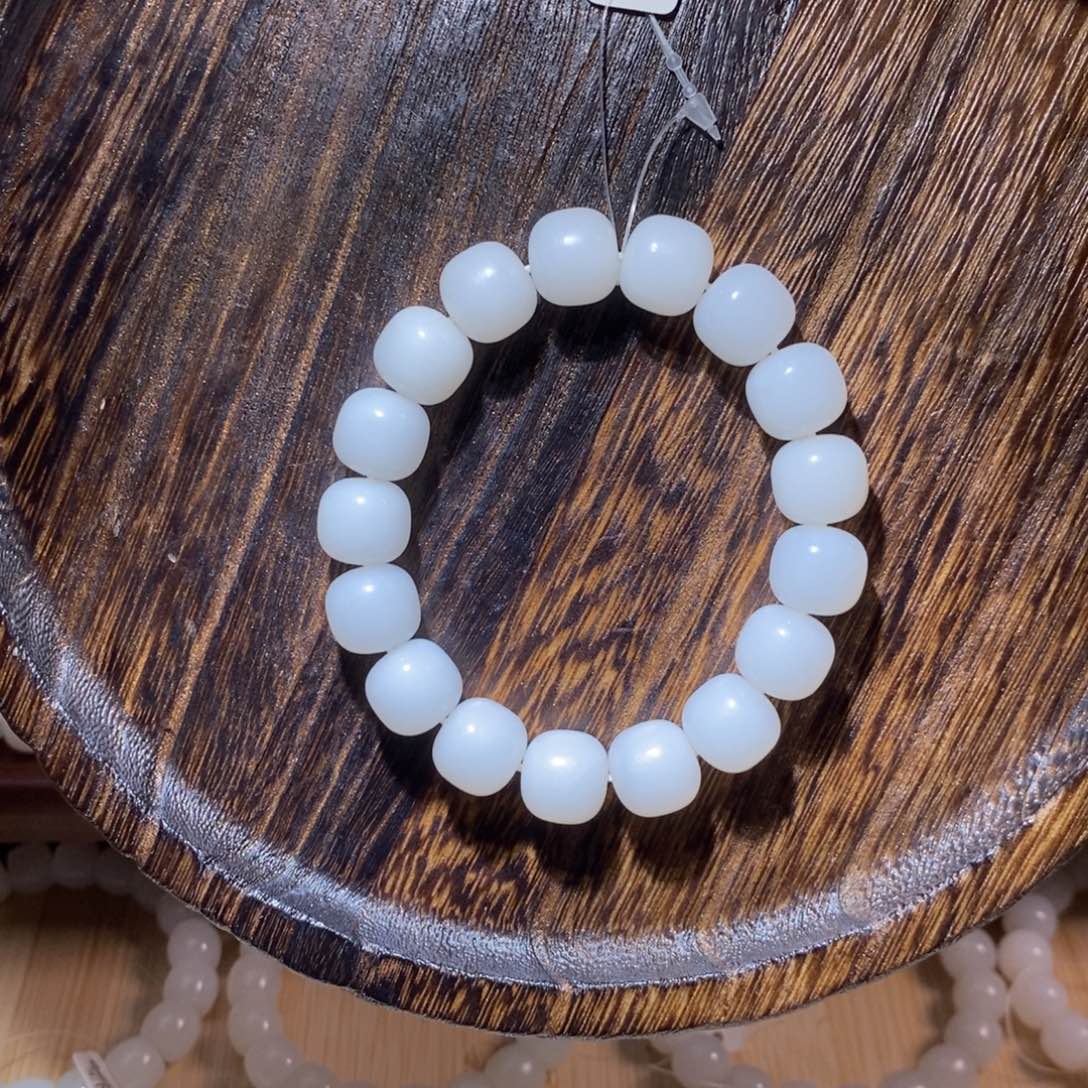 和田玉手串未镶嵌人****丶卡13老型