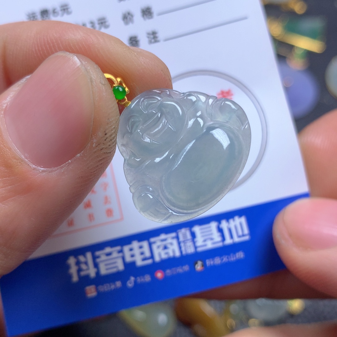 【闪购商品】翡翠颈饰18K金镶嵌翡翠