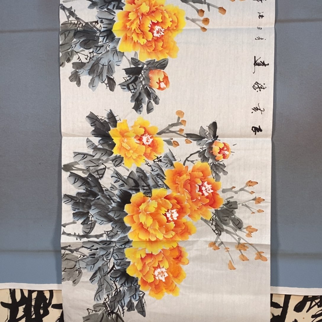 国画456牡丹花盛开的季节