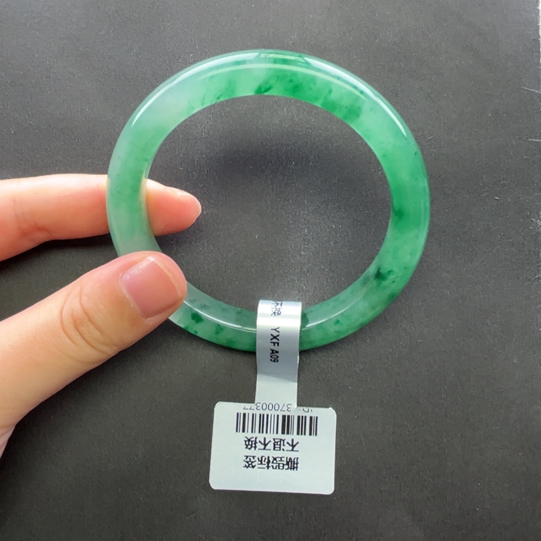 石英质玉未镶嵌手镯+瑶瑶55.2