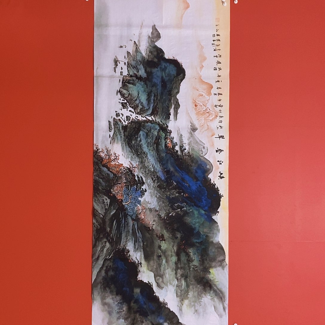 国画山水花鸟国画作品