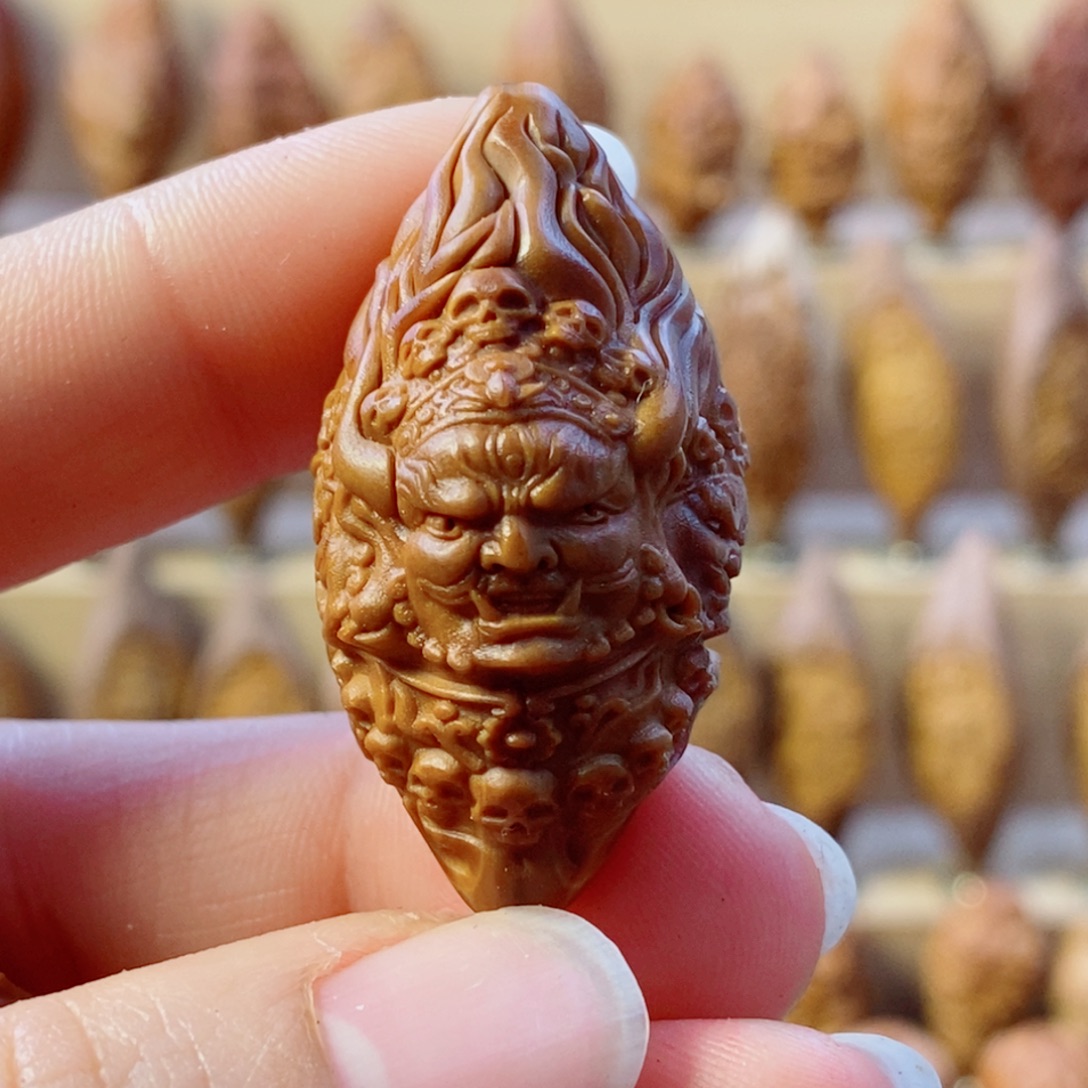 手串/手链橄榄核2.0三头六臂冥王微花