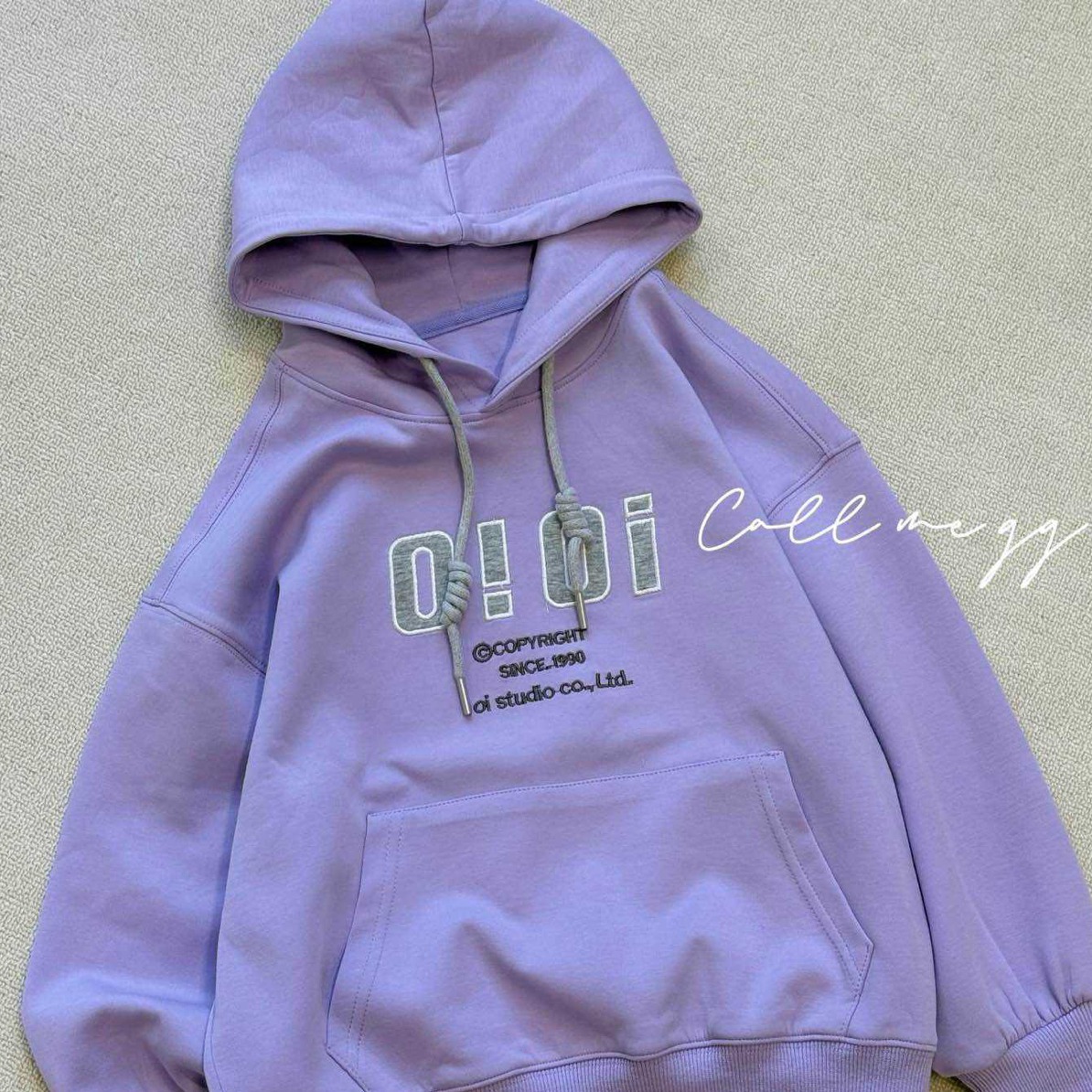 叫我格格儿童春秋款韩版连帽卫衣10911女童休闲帽衫紫色兰色衣服