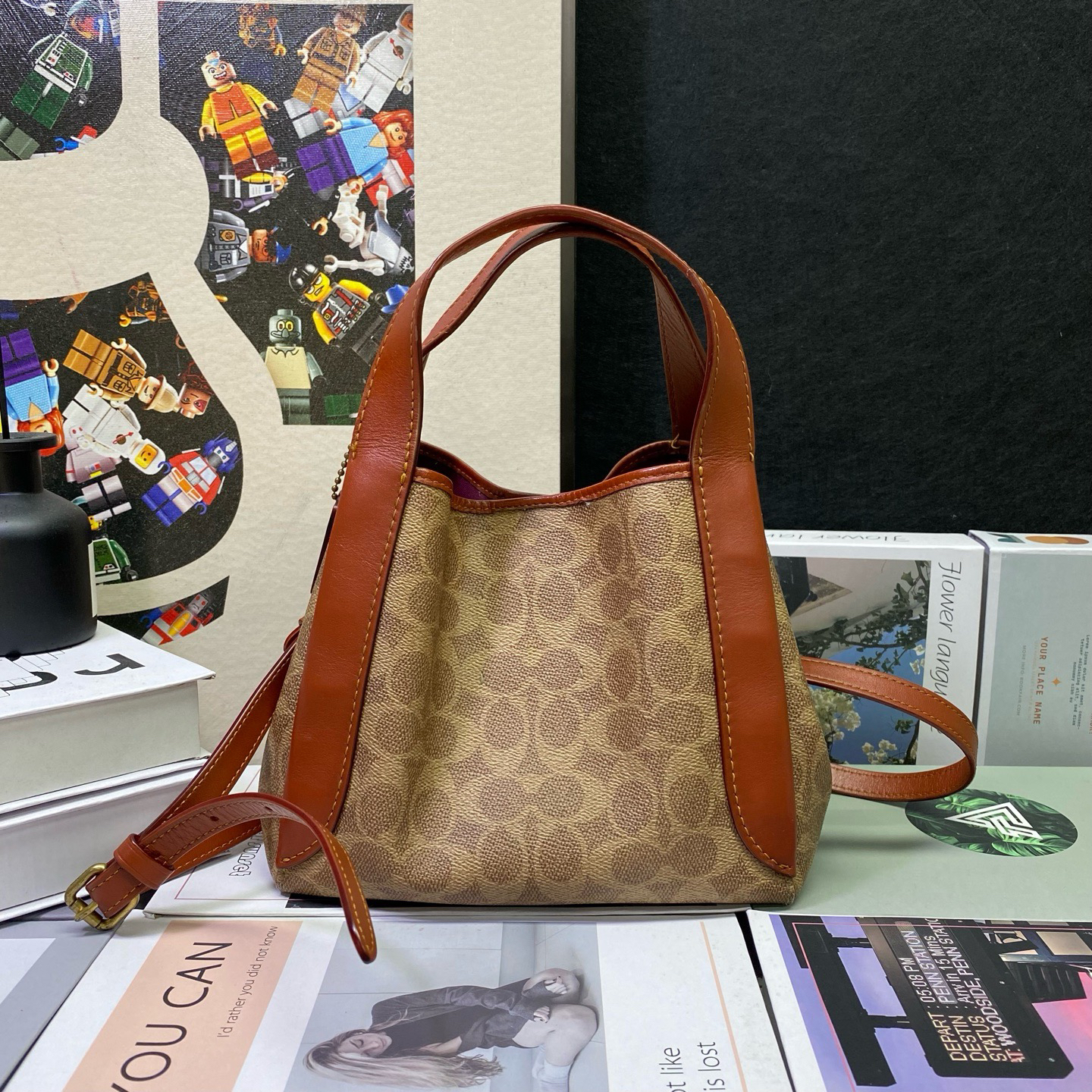 95新 COACH/蔻驰 23288斜挎包21*17