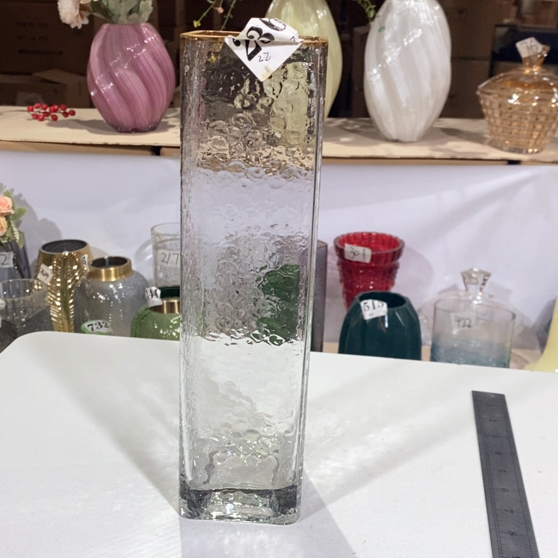 玻璃236高30口8玻璃花瓶嘎嘎好看玻璃花瓶